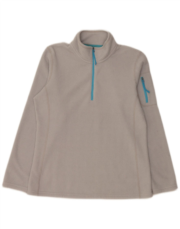 Ανδρικό φερμουάρ ORVIS Fleece Jumper με μεσαίο γκρι πολυεστέρα