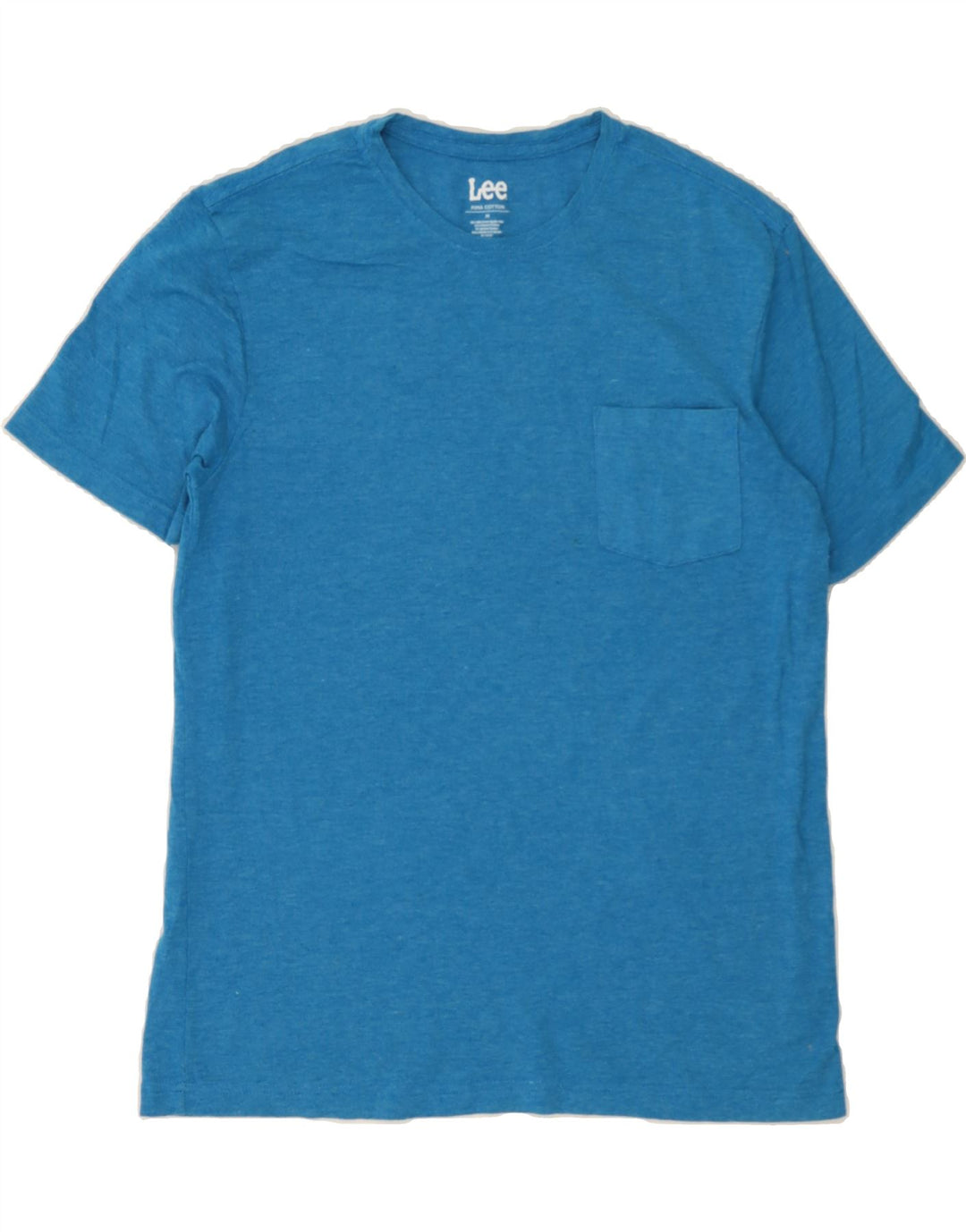 LEE Mens T-Shirt Top Medium Blue Cotton Vintage Lee and Second-Hand Lee from Messina Hembry 