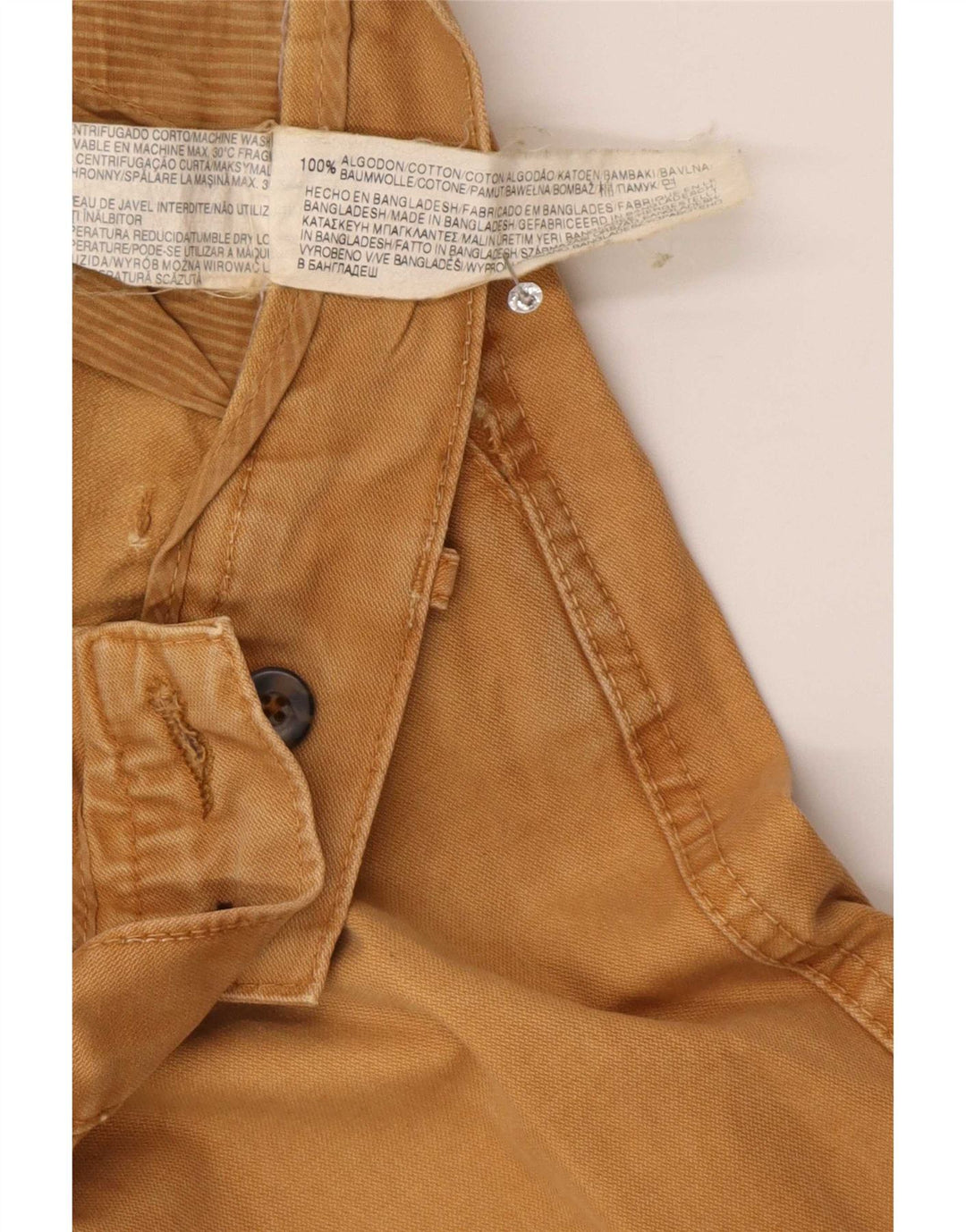 Pull & Bear Ανδρικό Slim παντελόνι Chino EU 44 Large W34 L32 Beige βαμβακερό