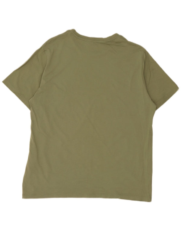 Ανδρικό γραφικό T-Shirt LEVI'S Top XL Πράσινο βαμβακερό