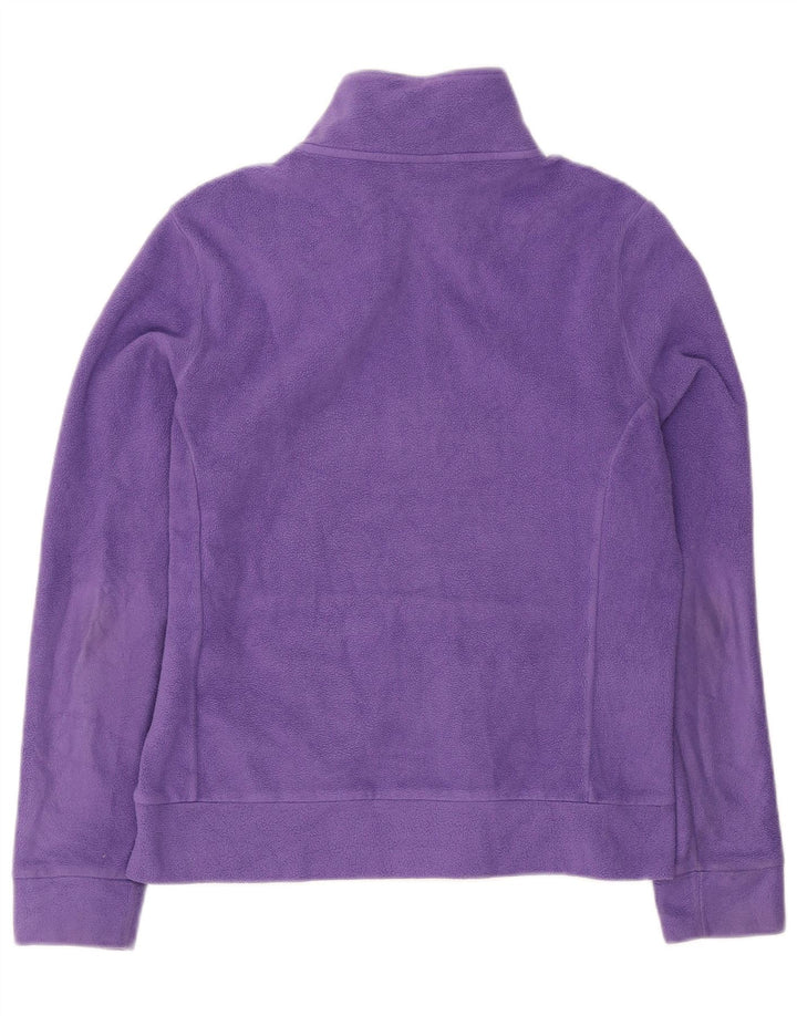 Puma Γυναικείο Fleece Jacket UK 14 Large Purple