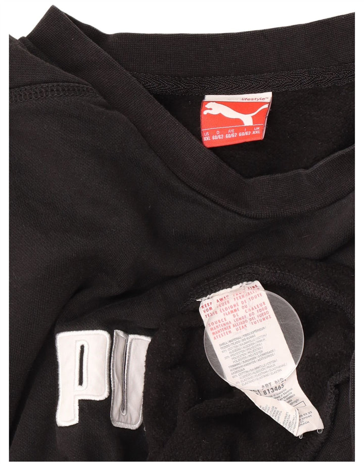 Ανδρικό γραφικό φούτερ Puma Jumper 2XL Μαύρο βαμβακερό