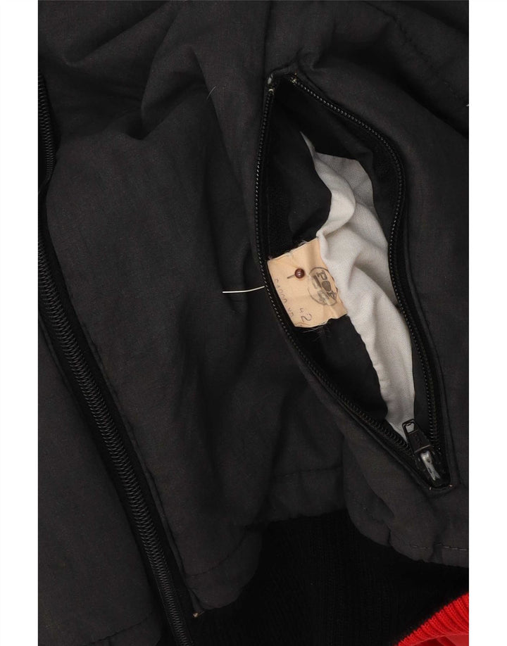 POP 84 Γυναικείο αναστρέψιμο μπουφάν IT 42 Medium Black Colourblock Polyester