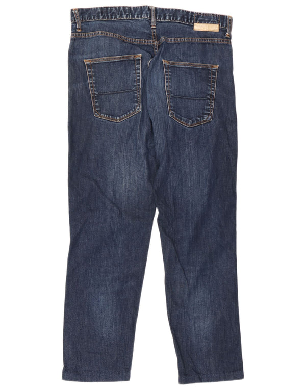 Zara Ανδρικό τζιν κωνικό EU 44 Large W34 L29 Navy Blue Cotton