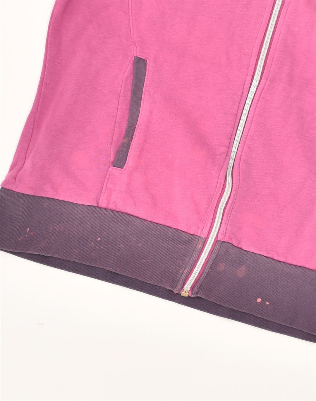 CHAMPION Girls Tracksuit Top Jacket 13-14 Years XL Pink Colourblock Cotton | Vintage Champion | Thrift | Second-Hand Champion | Used Clothing | Messina Hembry 