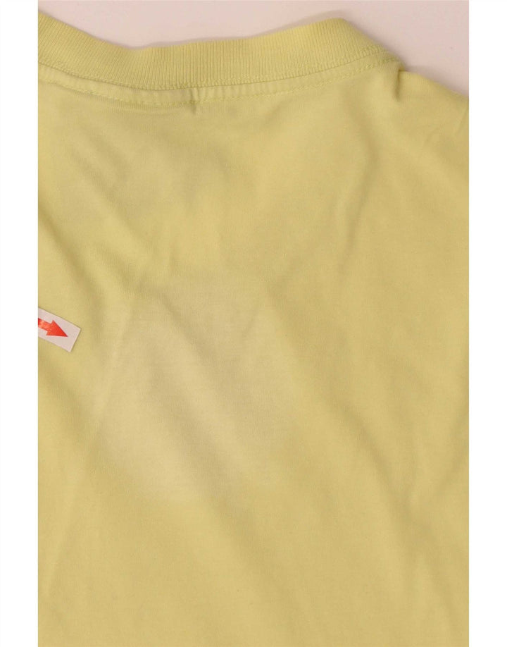 Ανδρικό T-Shirt Adidas Top Μικρό Κίτρινο