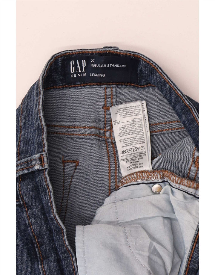 Gap γυναικείο κανονικό τζιν κολάν US 4 Small W27 L27 Μπλε βαμβακερό