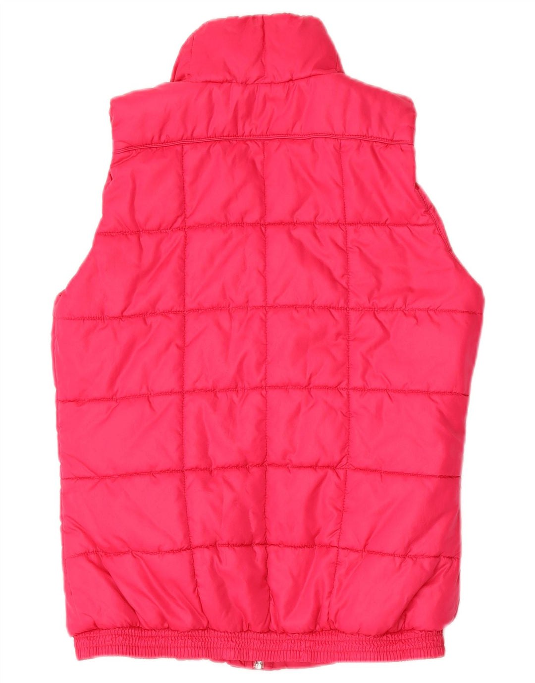 Adidas Γυναικείο padded Gilet UK 12/14 Medium Pink Polyester