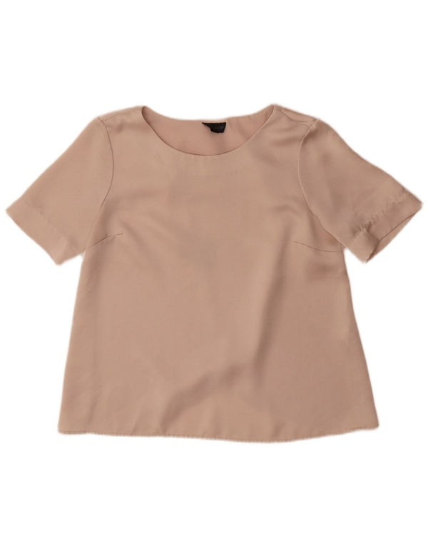 Topshop Γυναικεία Μπλούζα Oversized Top UK 10 Small Beige Polyester