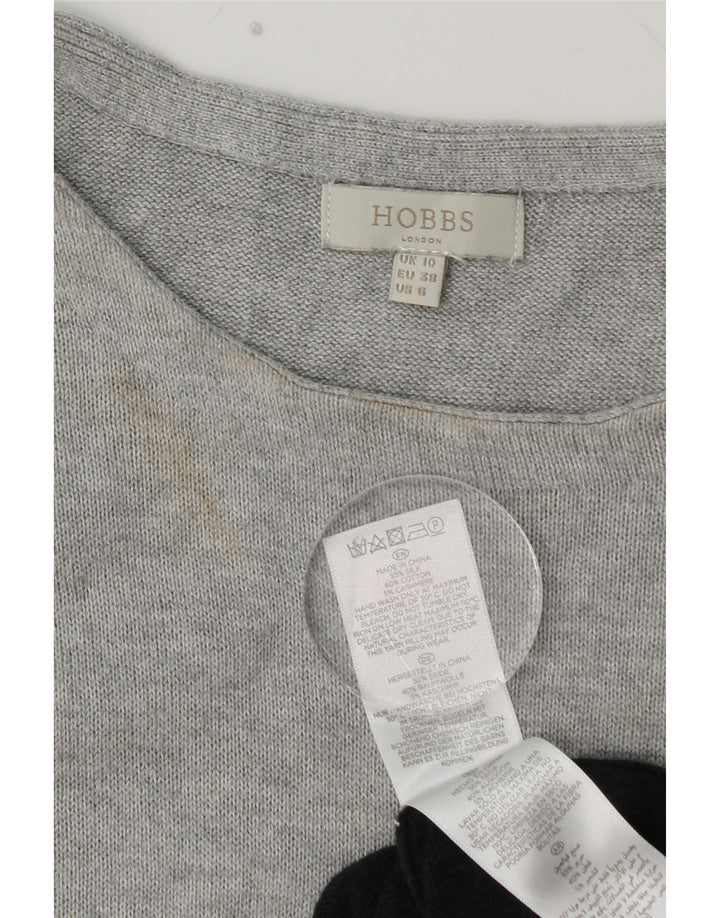 Γυναικείο κοντομάνικο φόρεμα HOBBS UK 10 Small Grey Colourblock Silk