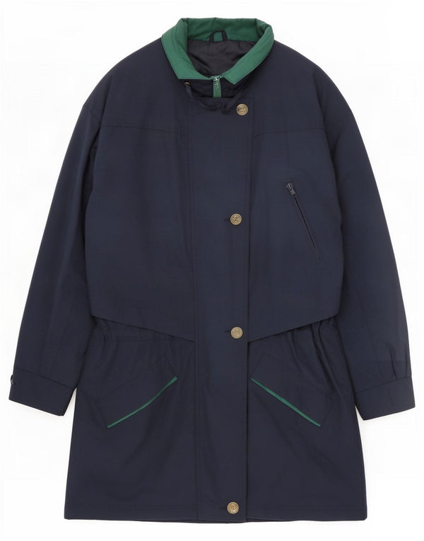 St. Bernard Γυναικείο αδιάβροχο μεγάλου μεγέθους UK 10 Small Navy Blue Polyester