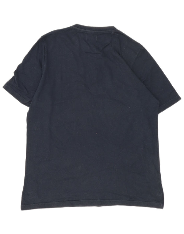 Ανδρικό γραφικό T-Shirt Kappa Top Large Navy Blue από βαμβάκι