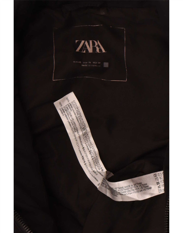 Zara Γυναικείο Oversized Gilet UK 6 XS Μαύρο Πολυεστέρας