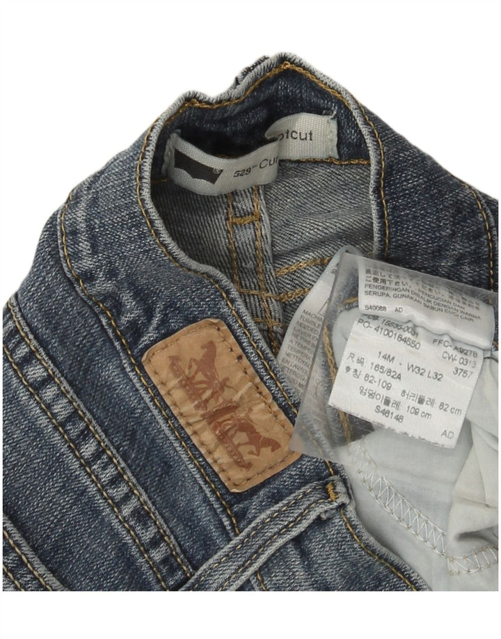 LEVI'S Γυναικείο τζιν μποτάκι 529 με καμπύλες W32 L32 Μπλε βαμβακερό