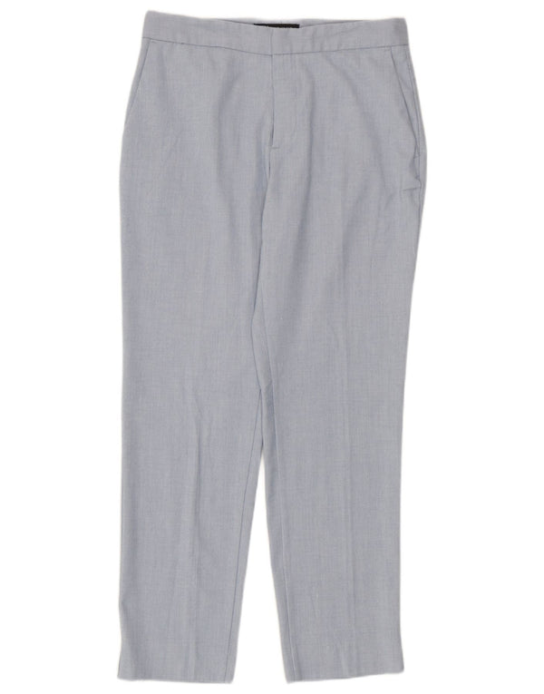 Zara Γυναικείο ίσιο παντελόνι Chino EU 38 Small W28 L27 Blue Polyester