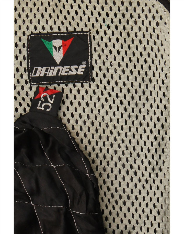 Dainese Ανδρικό Δερμάτινο Μπουφάν Biker IT 52 Large Μαύρο