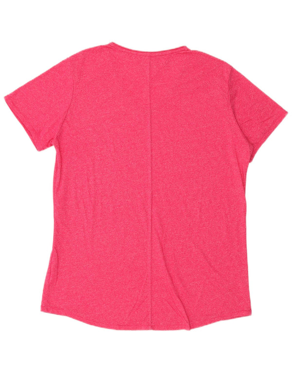 Ανδρικό T-Shirt Tommy Hilfiger Top Large Pink Flecked