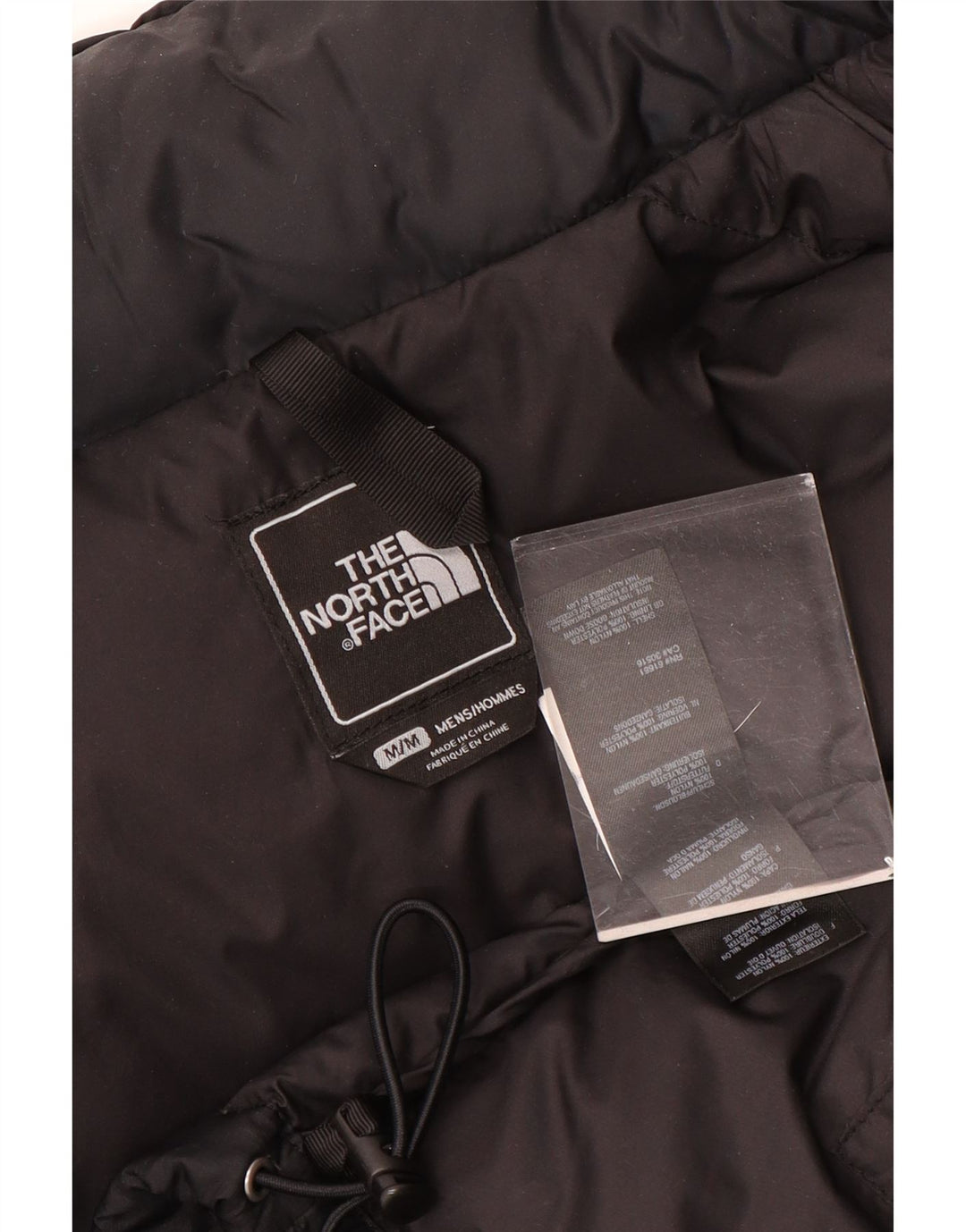 Ανδρικό μπουφάν με επένδυση North Face UK 38 Medium Black Nylon