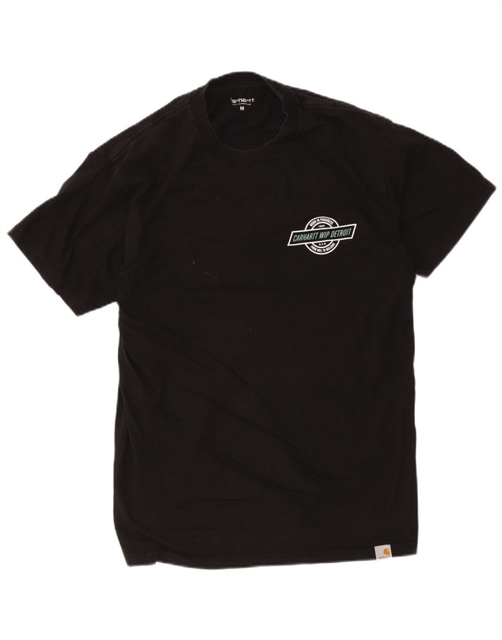 Ανδρικό γραφικό T-Shirt Carhartt Top Μεσαίο μαύρο βαμβακερό
