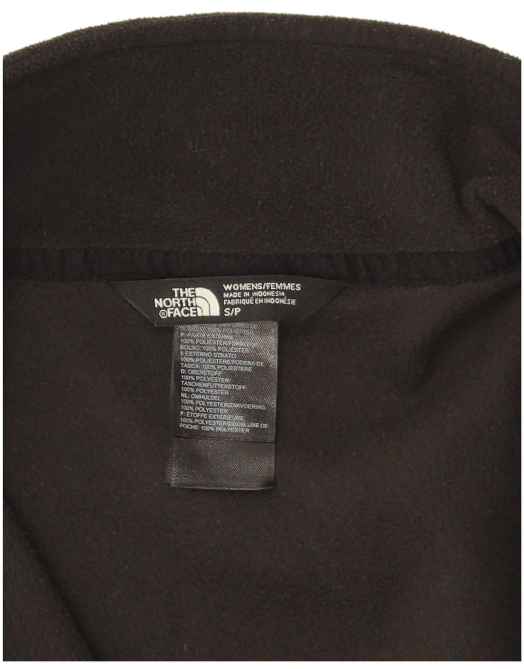 THE NORTH FACE Γυναικείο Fleece Jacket UK 10 Small Black Polyester