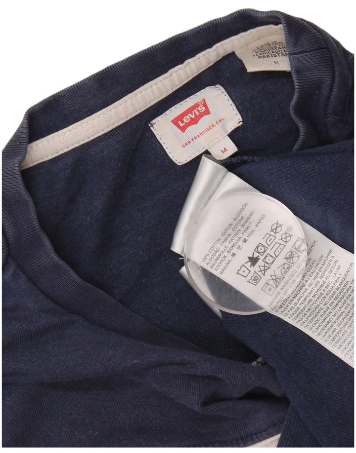 Ανδρικό γραφικό μπλουζάκι Levi's Top μεσαίο μπλε ναυτικό χρώμα, βαμβακερό