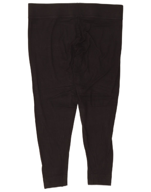 Marks & Spencer Γυναικεία Κάπρι Κολάν UK 18 XL Μαύρη βισκόζη
