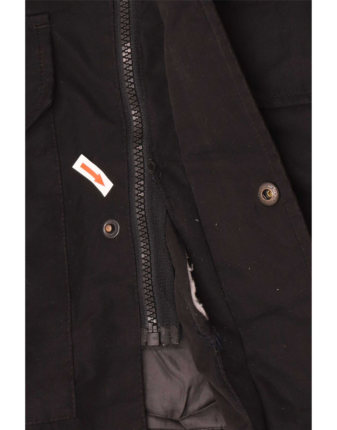 Jack & Jones Ανδρικό μπουφάν Parka με κουκούλα UK 38 Medium Black Polyester