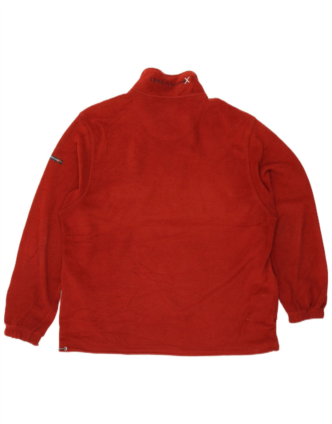 Izod Ανδρικό φερμουάρ Fleece Jumper XL Κόκκινο πολυεστέρας