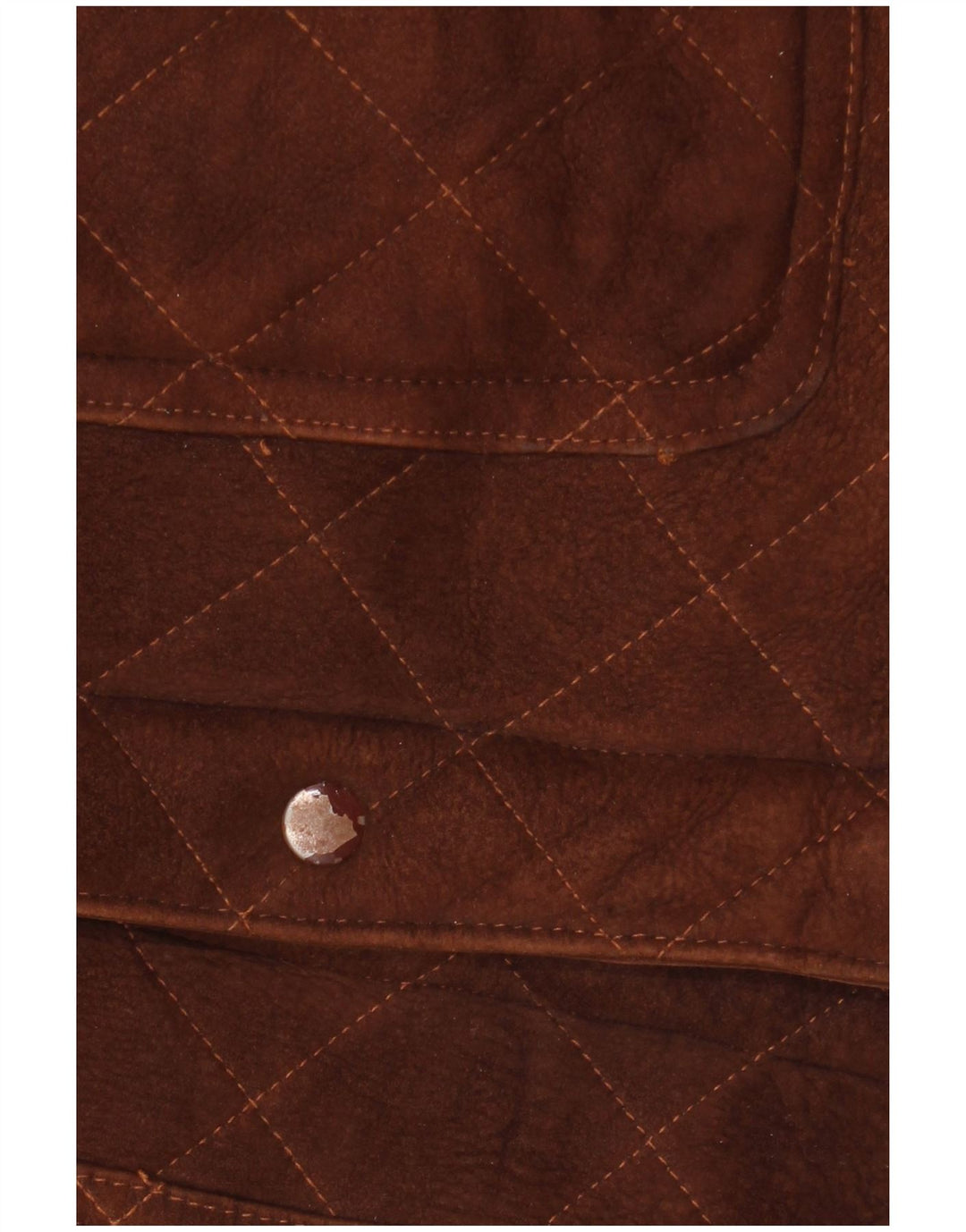 Vintage Ανδρικό Shearling Jacket IT 50 Large Brown Shearling