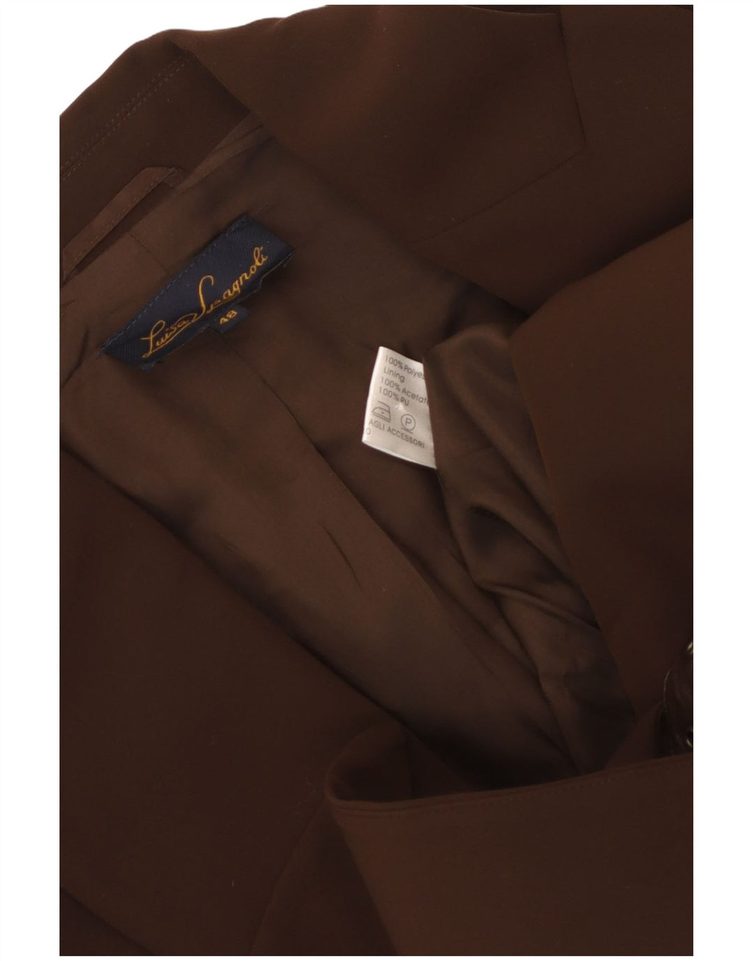 LUISA SPAGNOLI Γυναικείο σακάκι σακάκι IT 48 XL Καφέ Πολυεστέρας