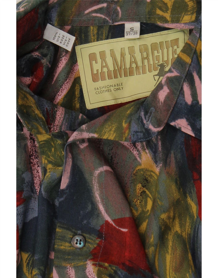 Camargue Ανδρικό πουκάμισο με Abstract Pattern Μέγεθος 37/38 Μικρή πολύχρωμη βισκόζη
