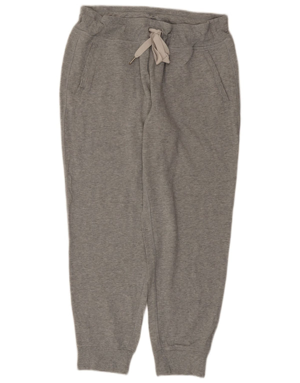 Calvin Klein Womens Graphic Tracksuit Trousers Joggers UK 14 Large Grey