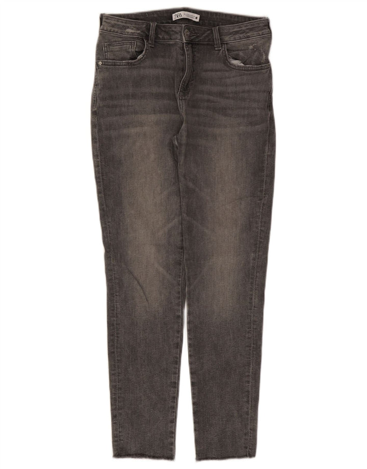 Zara Γυναικείο Slim Jeans EU 42 Large W32 L28 Grey