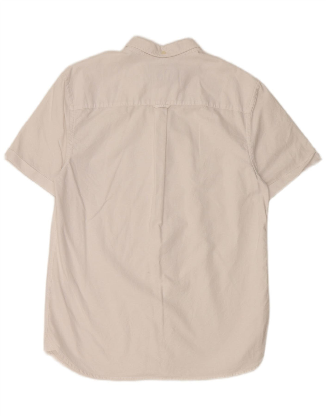 Ανδρικό κοντομάνικο πουκάμισο LYLE & SCOTT, μεσαίο λευκό βαμβακερό