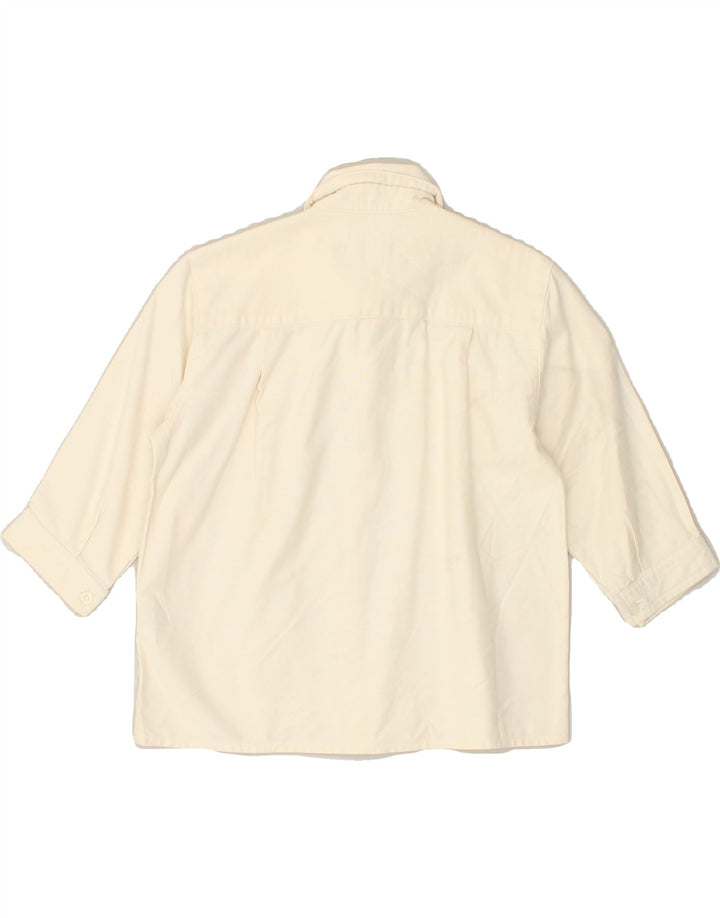 TRUSSARDI BABY Boys Short Sleeve Shirt 2-3 Years Off White Cotton | Vintage Trussardi Baby | Thrift | Second-Hand Trussardi Baby | Used Clothing | Messina Hembry 