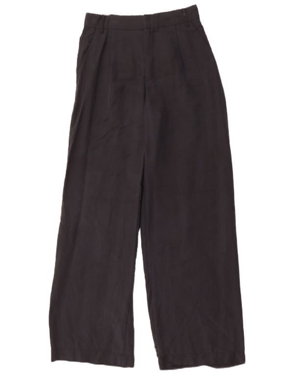 Zara Γυναικείο Φαρδύ Παντελόνι Chino XS W24 L32 Μαύρο