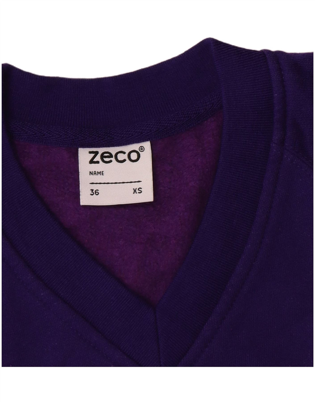 Ανδρικό φούτερ VINTAGE Jumper UK 36 XS Purple Acrylic College