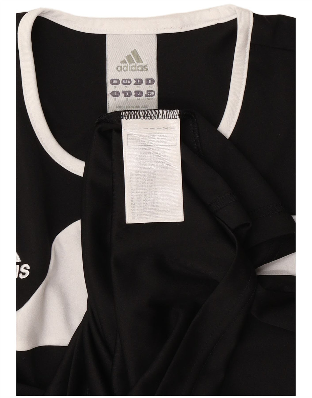 Adidas Ανδρικό T-Shirt Climalite Top Small Black Colourblock Πολυεστέρας