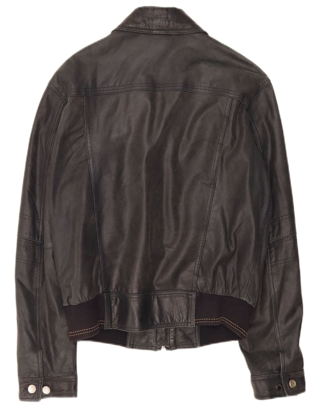 Ανδρικό δερμάτινο μπουφάν Conbipel Bomber IT 48 Medium Black Leather