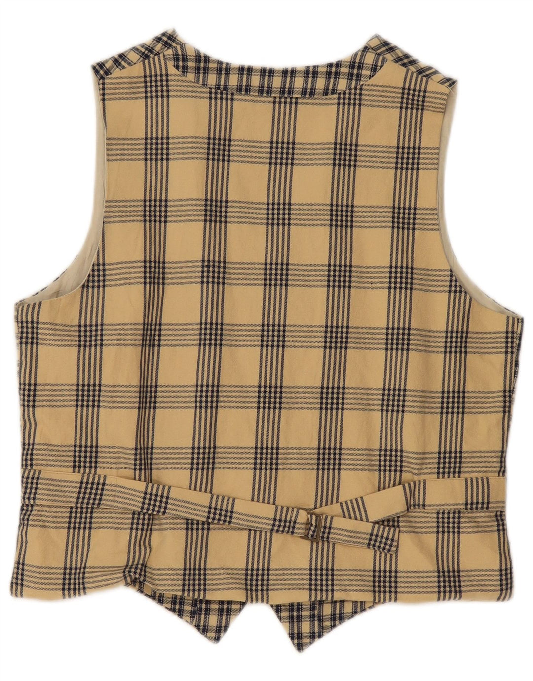 Ingro Rose Γυναικείο Γιλέκο IT 44 Medium Beige Check Cotton