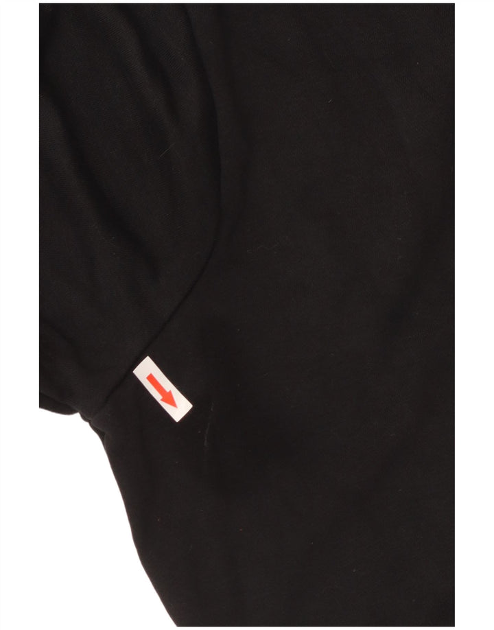Γυναικεία φούτερ NIKE Oversized Crop Graphic Jumper UK 14 Medium Black