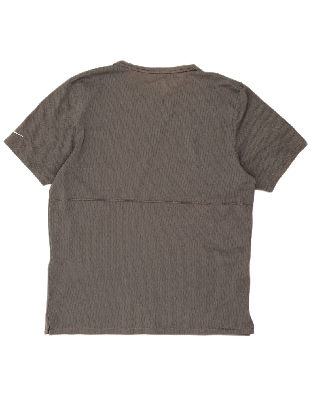 Ανδρικό γραφικό μπλουζάκι Nike Dri Fit, μεσαίο γκρι πολυεστέρας