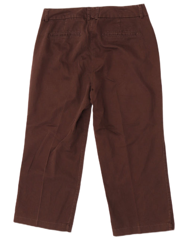 Dockers γυναικείο μεσαίο παντελόνι με καμπύλες κάπρι US 6 Medium W30 L22 καφέ