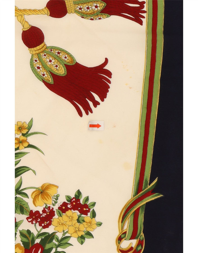 GUCCI Womens Square Scarf One Size Multicoloured Floral Silk Vintage Gucci and Second-Hand Gucci from Messina Hembry 