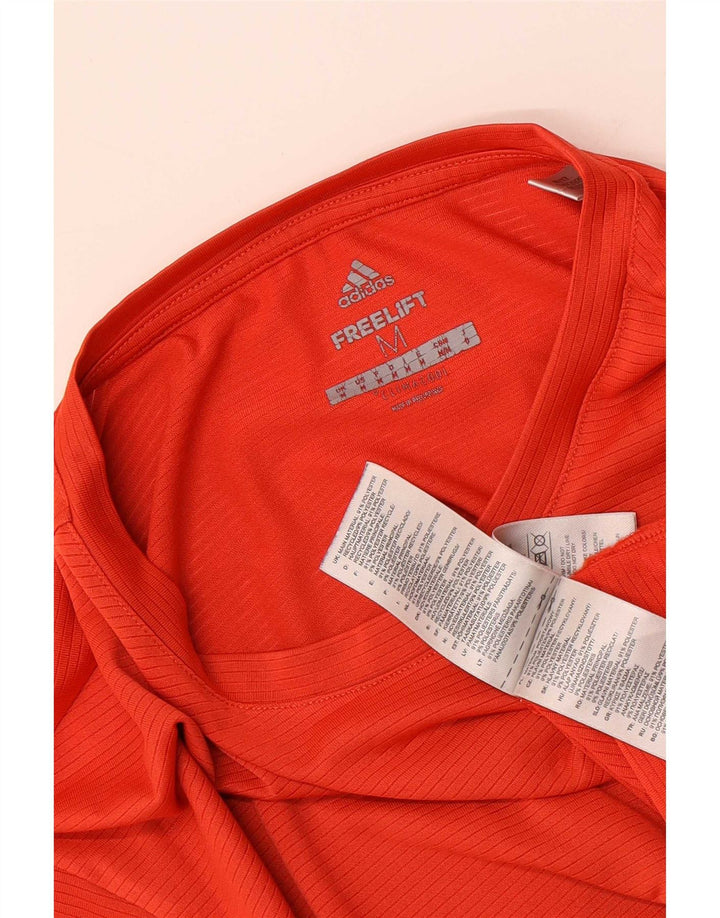 Ανδρικό T-Shirt Adidas Climacool Top Medium Red Polyester