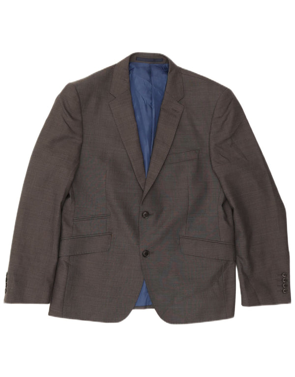 Marks & Spencer Ανδρικό μπουφάν blazer UK 40 μεσαίου γκρι μαλλί