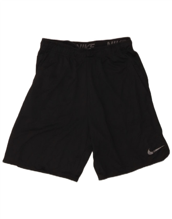 Ανδρικό αθλητικό σορτς Nike Dri Fit από μεσαίο μαύρο πολυεστέρα