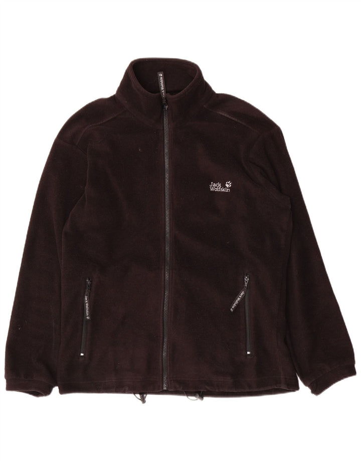 Jack Wolfskin Ανδρικό μπουφάν Fleece UK 36/38 Μικρό Μαύρο Πολυεστέρα