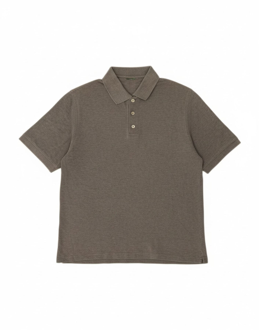 INVICTA Mens Polo Shirt Medium Grey Cotton