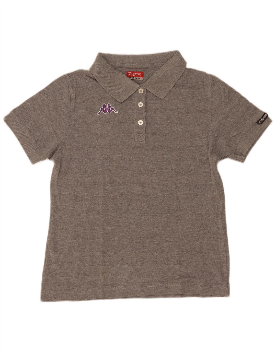 Kappa γυναικείο μπλουζάκι πόλο UK 12 Medium Grey